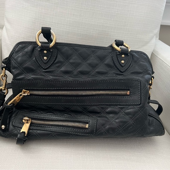 Marc Jacobs Handbags - Marc Jacobs Quilted Tote Bag black gold hardware